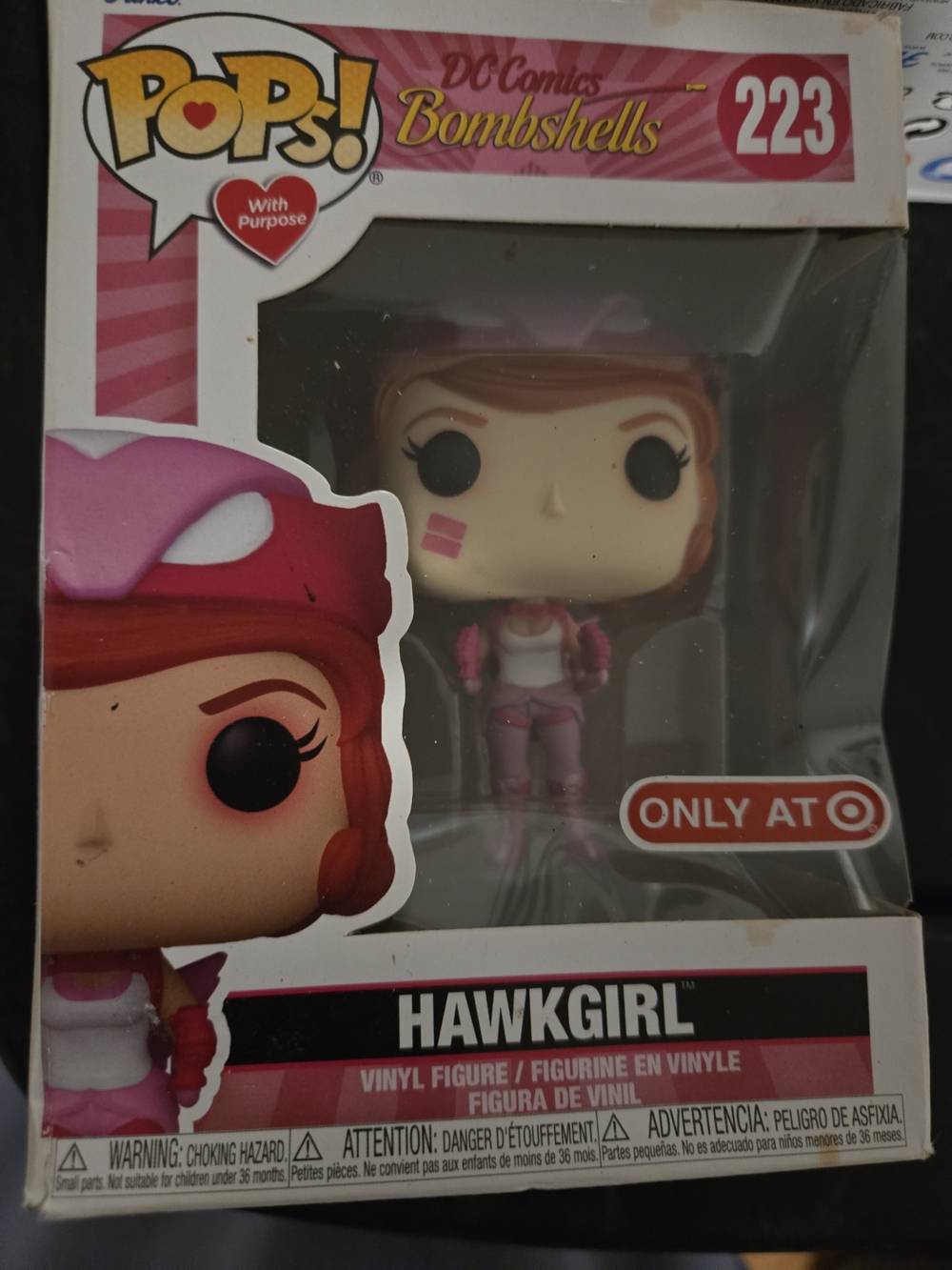 Funko Hawkgirl Bombshells Pop! Vinyl Figure - Pink and White